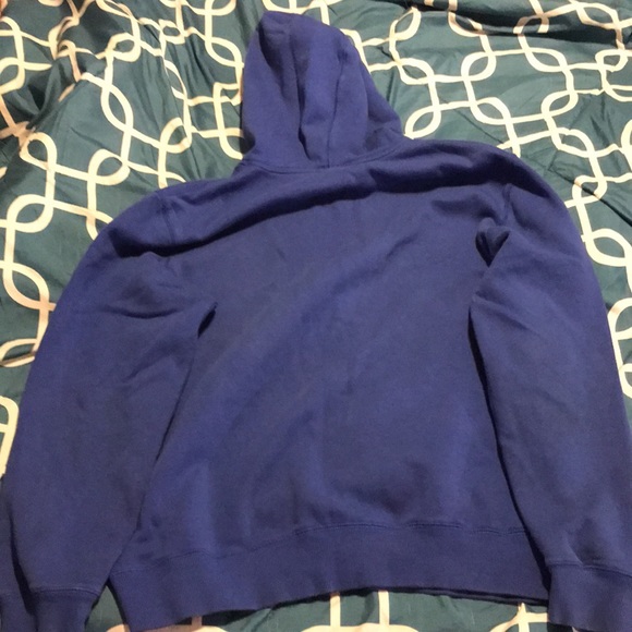 Used Blue Nike Hoodie Size Xl - Picture 3 of 3